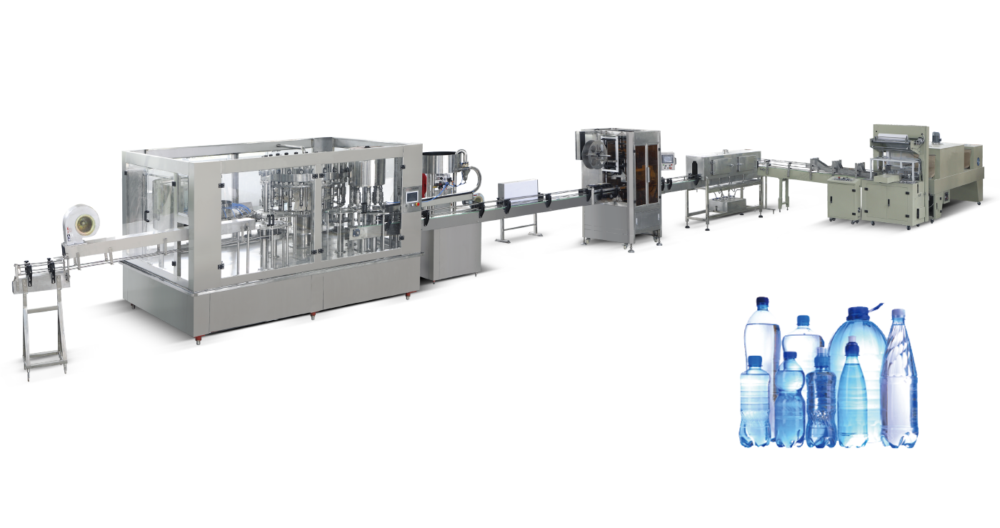 CGZ系列 纯净水，矿泉水冲洗灌装封口三合一机组