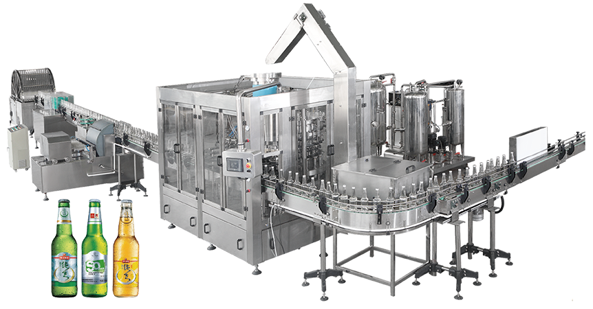 BGF系列 啤酒罐装封口二合一机组